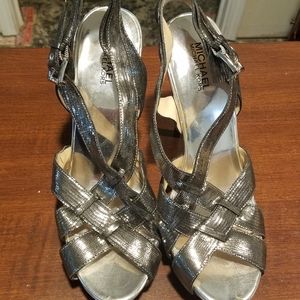 Michael Kors Silver Heels